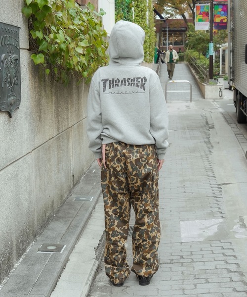 THRASHER（スラッシャー） パーカー CRACKED HOMETOWN ZIP HOODIE