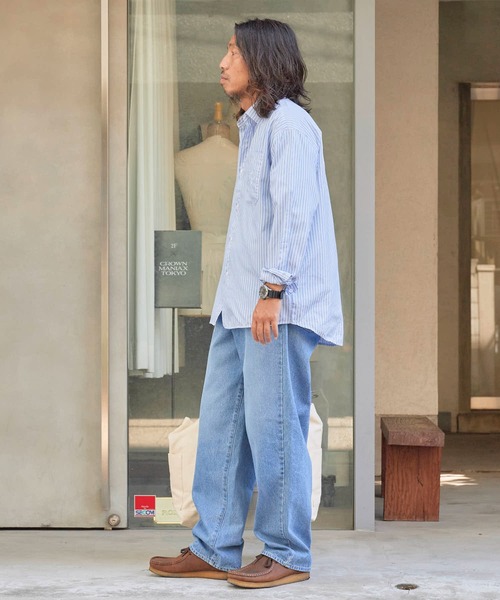 【FRAMeWORK】ジョンブル5P STRAGHTジーンズ Johnbull（ジョンブル） ジーンズ 5POCKET STRAIGHT JEANSウォッシュ