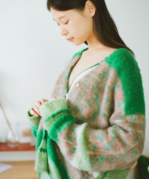 pamm カーディガン 汽水域のニットカーディガン 汽水域のニットカーディガン – pamm.officialstore