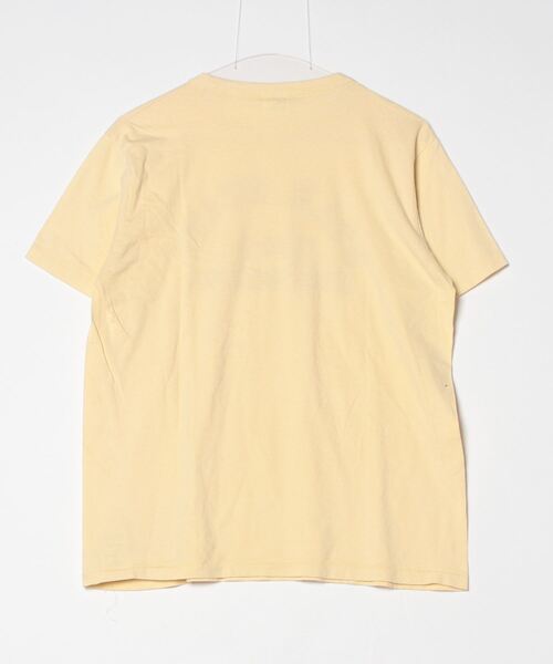 「Champion」 半袖Tシャツ L イエロー メンズ_画像2