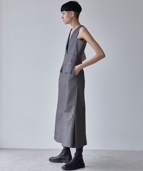 「CITY」 ノースリーブワンピース 1 ブラック系その他2 レディース_画像5