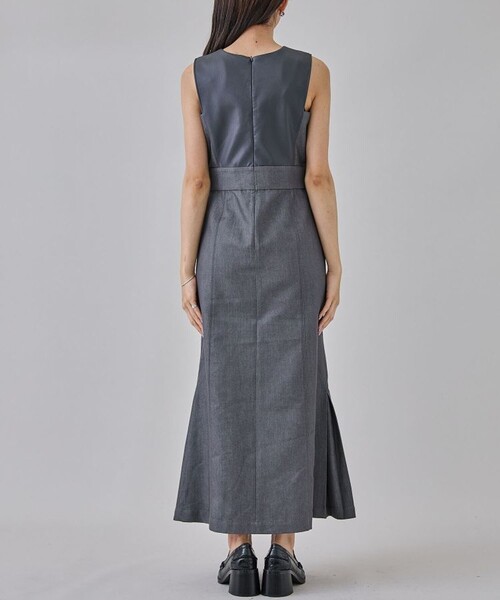 「CITY」 ノースリーブワンピース 1 ブラック系その他2 レディース_画像8