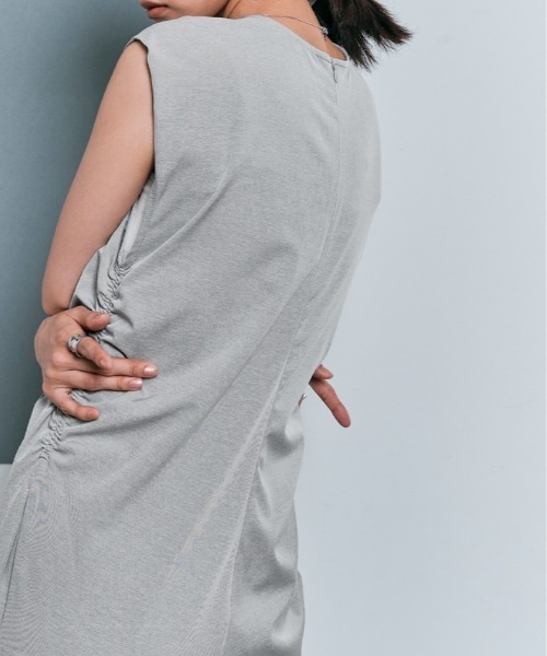 「W:Huku」 ノースリーブワンピース M オフホワイト レディース_画像5