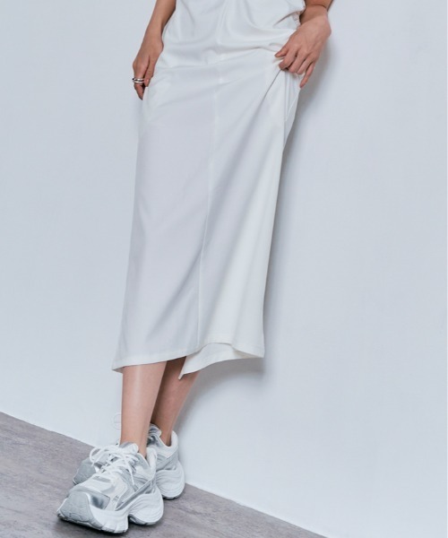 「W:Huku」 ノースリーブワンピース M オフホワイト レディース_画像9