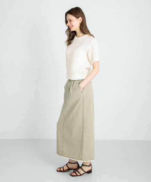 「URBAN RESEARCH Sonny Label」 半袖ニット FREE ブルー レディース_画像7