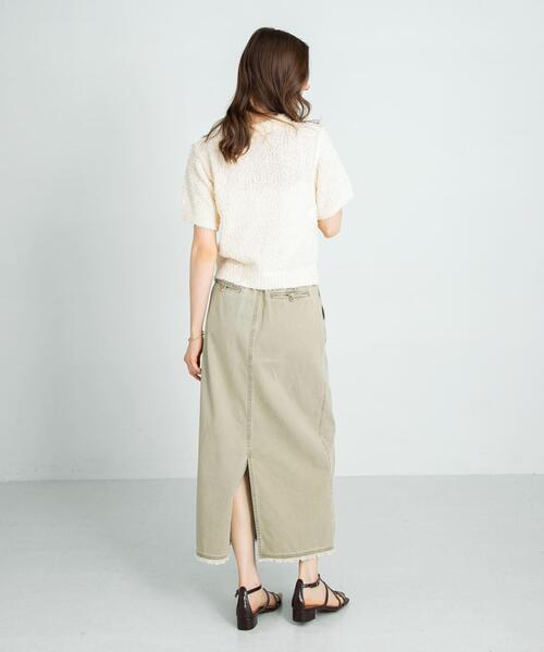 「URBAN RESEARCH Sonny Label」 半袖ニット FREE ブルー レディース_画像8