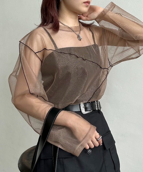 PAGEBOY（ページボーイ） 長袖カットソー FREE ベージュ レディース