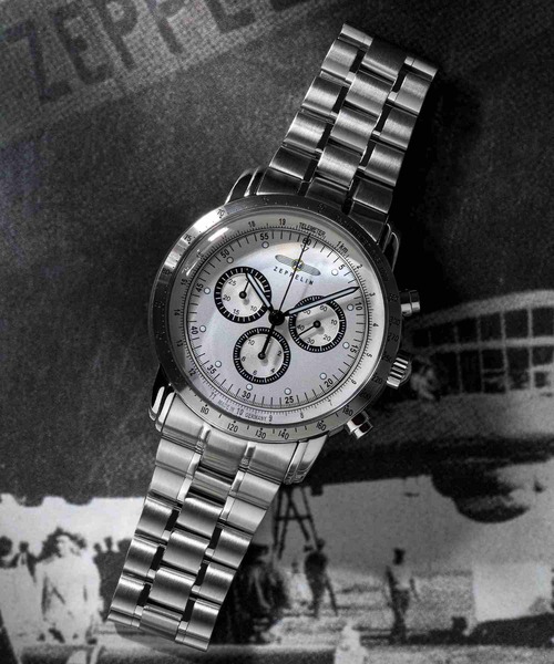 「ZEPPELIN」 アナログ腕時計 FREE アイボリー メンズ_画像2