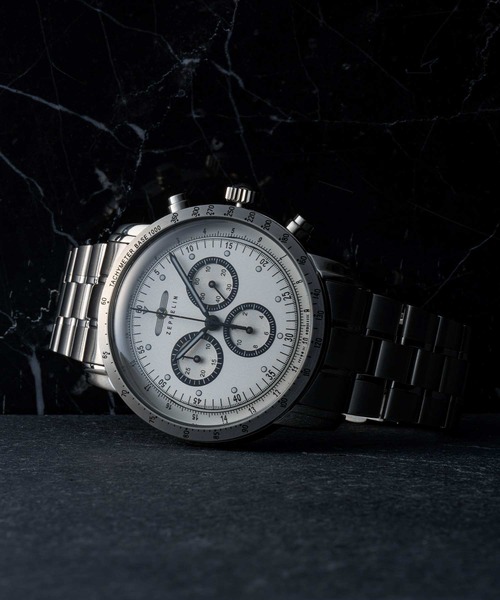 「ZEPPELIN」 アナログ腕時計 FREE アイボリー メンズ_画像4