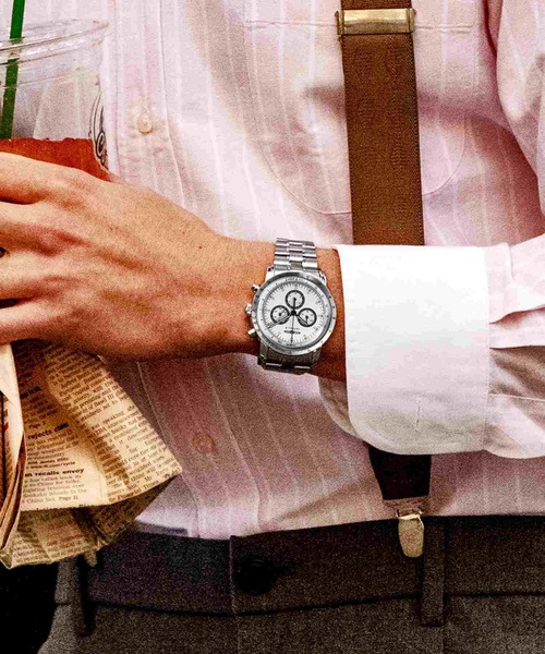 「ZEPPELIN」 アナログ腕時計 FREE アイボリー メンズ_画像9