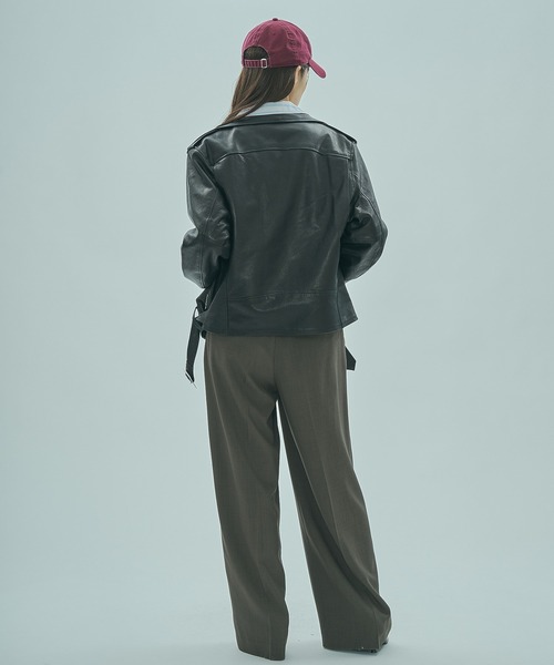 sisii（シシ） レザージャケット ライダース (SISII x GENE HEAVENS