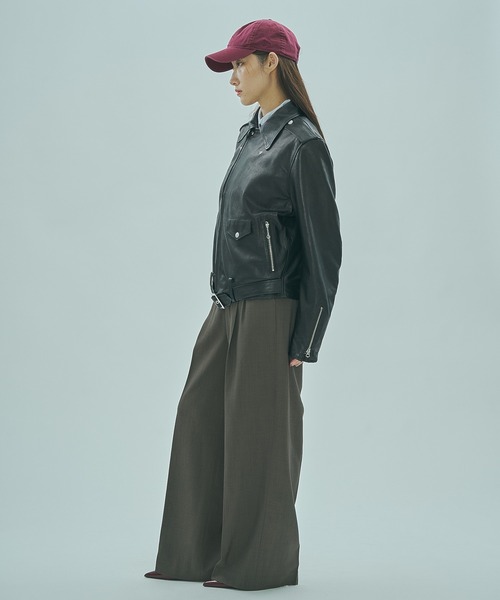 sisii（シシ） レザージャケット ライダース (SISII x GENE HEAVENS