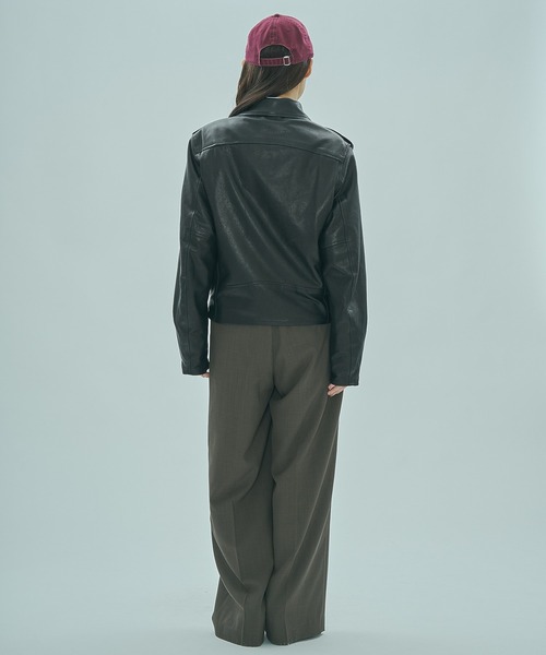 sisii（シシ） レザージャケット ライダース (SISII x GENE HEAVENS