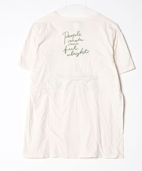 「BEAMS T」 半袖Tシャツ M ベージュ レディース_画像2