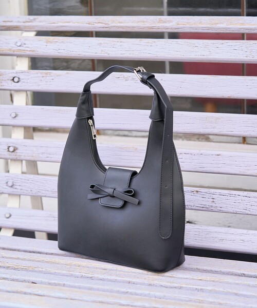 「FREAK'S STORE」 トートバッグ ONE SIZE ブラック レディース_画像2