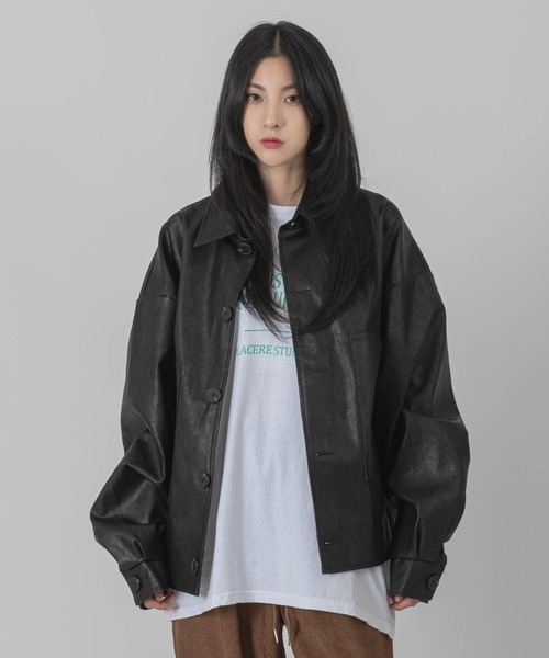 「FOLLOWIN」 ジャケット FREE ブラック レディース_画像8