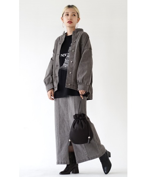 「e-zakkamania stores」 デニムジャケット M ブルー レディース_画像7