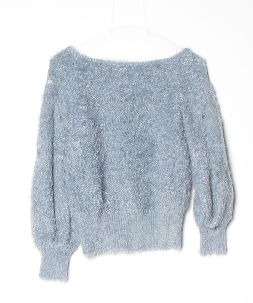 「LILY BROWN」 長袖ニット FREE ブルー レディース_画像2