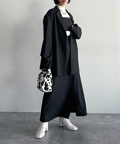 「PAGEBOY」 テーラードジャケット FREE グレー レディース_画像3