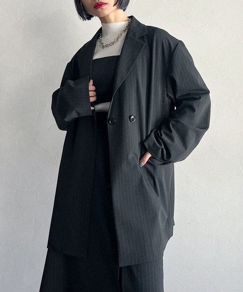 「PAGEBOY」 テーラードジャケット FREE グレー レディース_画像4