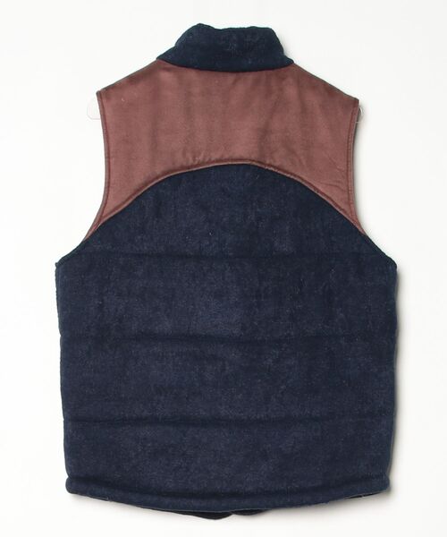 「Denime」 ベスト LARGE ネイビー メンズ_画像2