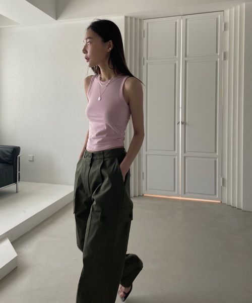 「Didot.showroom」 カーゴパンツ S ネイビー レディース_画像6