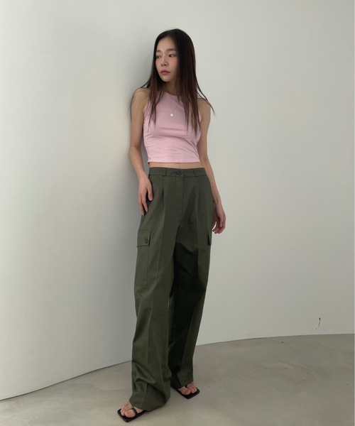 「Didot.showroom」 カーゴパンツ S ネイビー レディース_画像9