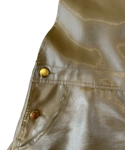 「TEVALT」 サロペットスカート 38 ネイビー レディース_画像8