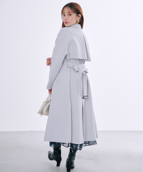 COHINA（コヒナ） コート アウター ウールリバートレンチコート 「低
