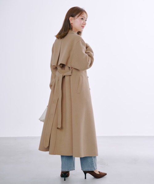 COHINA（コヒナ） コート アウター ウールリバートレンチコート 「低