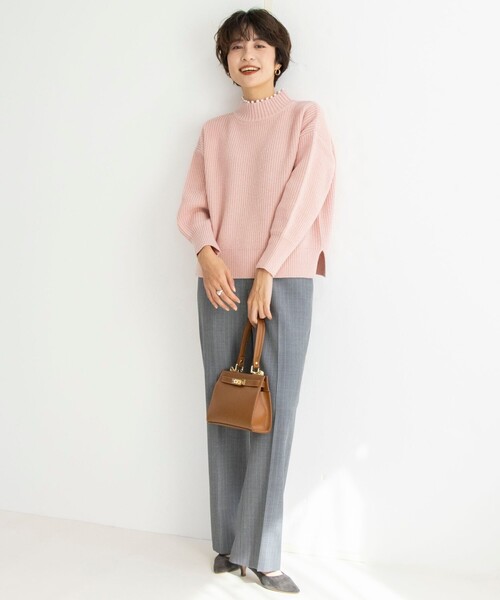 「NOLLEY'S Sophi」 長袖ニット 38 ベビーピンク レディース_画像3