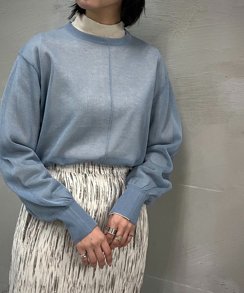 「&g'aime」 長袖ニット FREE ベージュ レディース_画像7