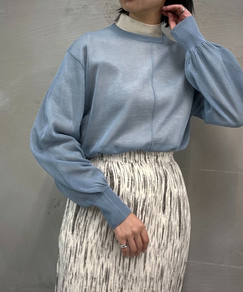 「&g'aime」 長袖ニット FREE ベージュ レディース_画像8