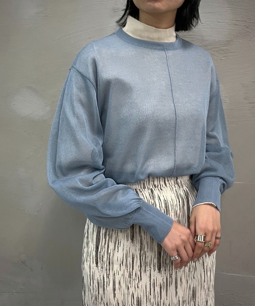 「&g'aime」 長袖ニット FREE ベージュ レディース_画像9