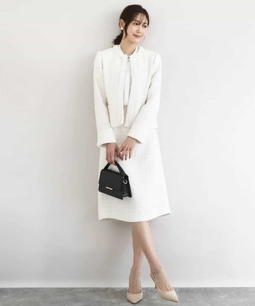 MK MICHEL KLEIN（エムケー ミッシェルクラン） ジャケット ノーカラー