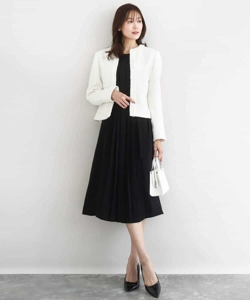 MK MICHEL KLEIN（エムケー ミッシェルクラン） ジャケット ノーカラー
