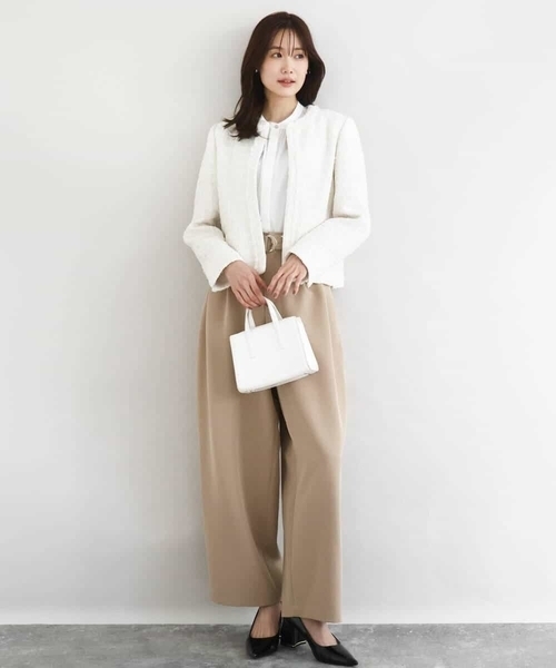 MK MICHEL KLEIN（エムケー ミッシェルクラン） ジャケット ノーカラー