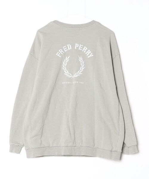 FRED PERRY（フレッドペリー） スウェットカットソー X-LARGE オリーブ