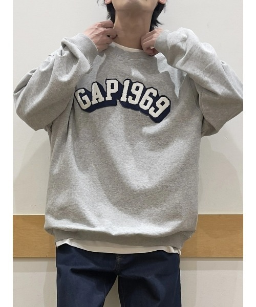 GAP（ギャップ） スウェットカットソー M ライトグレー メンズ