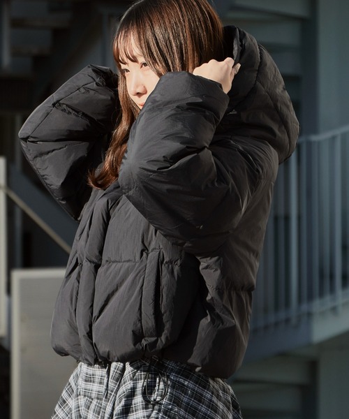 Chick ダウンコート ダウンジャケット 「フード取り外し可能2WAY