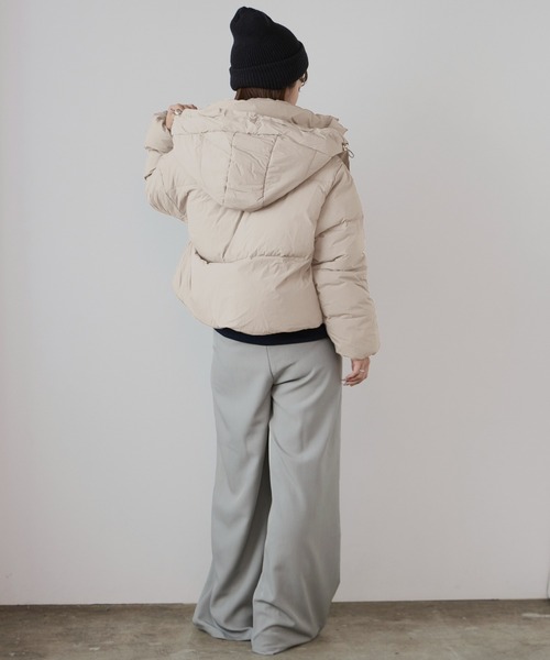 Chick ダウンコート ダウンジャケット 「フード取り外し可能2WAY