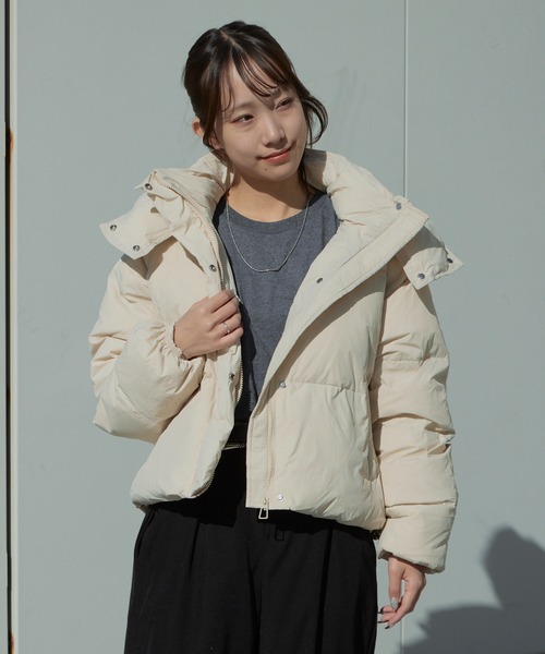 Chick ダウンコート ダウンジャケット 「フード取り外し可能2WAY