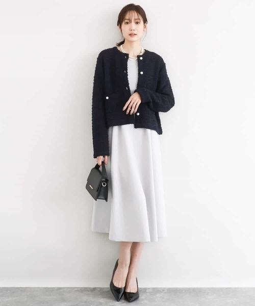 MK MICHEL KLEIN（エムケー ミッシェルクラン） ジャケット ノーカラー