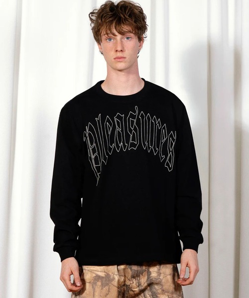 PLEASURES（プレジャーズ） tシャツ TWITCH LONG SLEEVE SHIRT