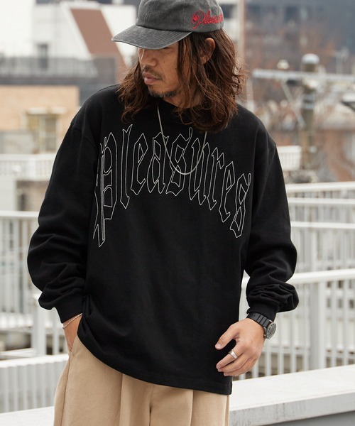PLEASURES（プレジャーズ） tシャツ TWITCH LONG SLEEVE SHIRT