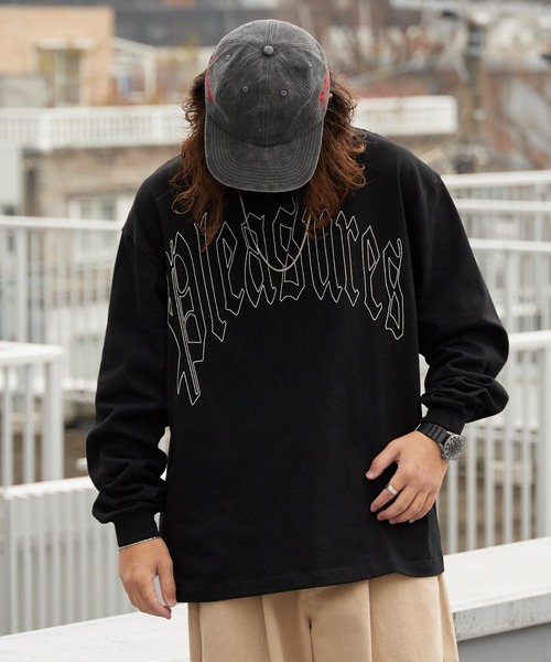 PLEASURES（プレジャーズ） tシャツ TWITCH LONG SLEEVE SHIRT