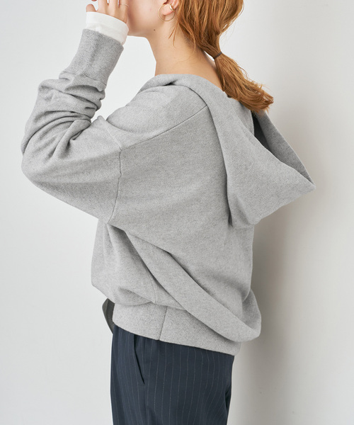 スピック&amp;スパン 20AW カシミヤウールクループルオーバー ニット セーター Spick & Span（スピックアンドスパン）の「ウールカシミヤクループル
