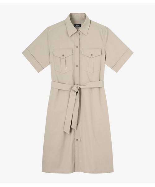A.P.C.（アーペーセー） ワンピース 半袖 ROBE EVY : ZOZOTOWN Yahoo