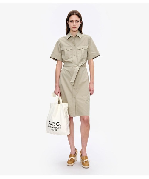 A.P.C. golf 半袖ワンピース A.P.C.（アーペーセー） ワンピース 半袖 ROBE EVY : ZOZOTOWN Yahoo