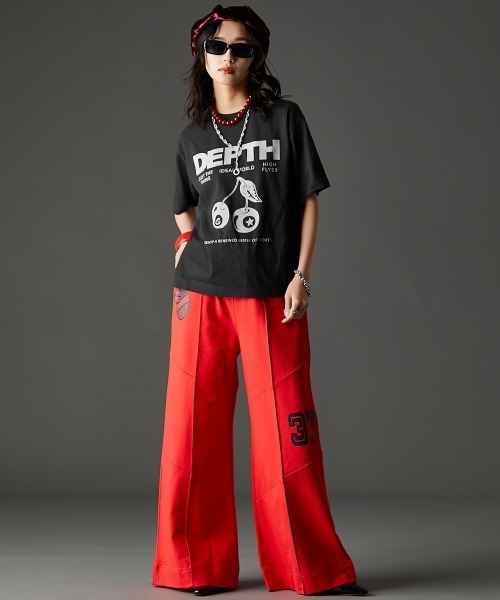 「GEVS.」 イージーパンツ 3L ブラック レディース_画像2